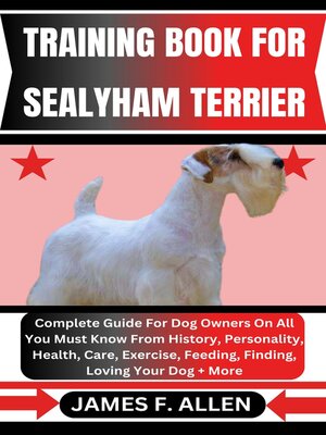cover image of TRAINING BOOK FOR SEALYHAM TERRIER